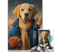 Puzzle del Piccolo Principe Cane per Adolescenti 1000, Aiuta il Cervello ad Esercitare Giocattoli Coinvolgenti per Coltivare la Pazienza Un'Opera d'Arte 38x26cm
