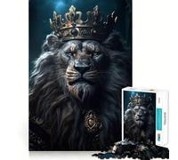 Puzzle del Re Leone per ragazzi, 1000 pezzi, gioco di logica stimolante, silenzioso, con bordi netti, regalo elegante (38x26cm)