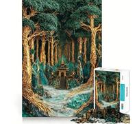 Puzzle del Santuario del Bosco Sacro, 1000 pezzi, per adulti, ideale per migliorare la memoria, alleviare l'ansia, assemblare e creare un regalo artistico (50x75cm)