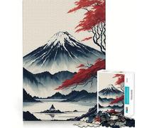 Puzzle del sereno Monte Fuji da 1000 pezzi per adolescenti, ideale per migliorare la memoria, rilassarsi e divertirsi, con bordi precisi Regalo creativo (50x75cm)