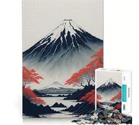 Puzzle del sereno Monte Fuji per adolescenti, 1000 pezzi, gioco per l'esercizio mentale, design rilassante, assemblaggio, sorpresa di Natale (50x75cm)