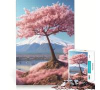 Puzzle del sereno Monte Fuji per adolescenti, 1000 pezzi, gioco stimolante, per un piacevole svago, taglio preciso, lista dei desideri di Babbo Natale (38x26cm)