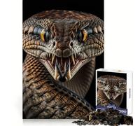 Puzzle del Serpente Arrabbiato da 1000 Pezzi per Adulti - Regalo - Allenamento per Pensare - Rilassamento - Bordi Ben Definiti - Regalo Allegro (38x26cm)
