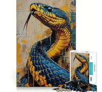 Puzzle del Serpente Insidioso per Ragazzi, 1000 Pezzi, Gioco Cognitivo, Hobby Silenzioso, Bordo Premium, Regalo di Natale 50x75cm