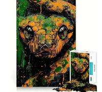 Puzzle del serpente velenoso da 1000 pezzi per adulti Gioco stimolante per la mente, divertimento assicurato, ritagli precisi e opere d'arte da esporre (50x75cm)