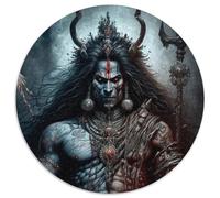 Puzzle del Signore Oscuro per adulti, 1000 pezzi, puzzle rotondo da 1000 pezzi, attività per famiglie, decorazioni fai da te per la casa, regalo di Natale, 67,5x67,5 cm