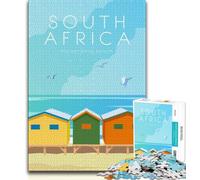 Puzzle del Sud Africa per adolescenti 1000 pezzi, gioco stimolante e per famiglie con pezzi completamente interconnessi di forma casuale 50x75cm