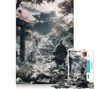 Puzzle del Tempio Antico dei Samurai per Ragazzi, 1000 Pezzi, Stimola la Memoria, Rilassante, Divertente, Taglio Premium, Elegante Regalo (50x75cm)