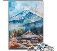 Puzzle del tempio giapponese per adulti da 2000 pezzi, gioco per famiglie, antistress, sfida difficile, regalo per amici e parenti (70x100cm)