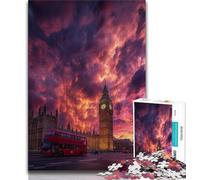 Puzzle del tramonto per adolescenti, puzzle da 1000 pezzi, gioco per famiglie, antistress, sfida difficile, ottimi regali e giocattoli, 50x75cm