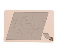 Puzzle Del Triangolo, Risolvere La Sfida Del Puzzle Del Blocco Di Legno, Puzzle Di Legno Irregolare, Design Del Triangolo Che Scompare, Quadrato Che Scompare, Gioco Di Puzzle Rompicapo(Parallelogram)