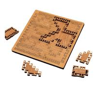 Puzzle Del Vassoio Del Labirinto Frattale, Vassoi Per Puzzle Di Piegamento Della Mente Della Geometria 3D, Puzzles Di Legno Impegnativi Difficili Per Adulti Bambini Pensiero