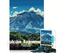 Puzzle del vulcano Tajumulco,Guatemala,1000 pezzi Divertimento e concentrazione garantiti Taglio laser per un incastro perfetto Attività ideale per stare insieme e rafforzare i legami affettivi