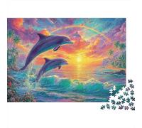 Puzzle Delfino 1000 Pezzi | Difficile E SfidFormicae | Giochi Di Puzzle E Decorativo Per Casa 70x50cm/1000pcs