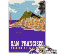 Puzzle della baia di San Francisco per adolescenti, puzzle da 1000 pezzi, gioco educativo per famiglie, adatto per la decorazione del desktop, 2000 pezzi (70x100cm)