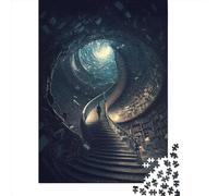 Puzzle della biblioteca per adulti, 1000 pezzi, puzzle per adulti e adolescenti dai 12 anni in su, regali per la vigilia di Natale, 1000 pezzi (38x26 cm)