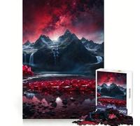 Puzzle della catena montuosa Ruby da 1000 pezzi per ragazzi, gioco di logica, divertimento e svago, taglio liscio, regalo speciale (38x52cm)
