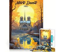 Puzzle della Cattedrale di Parigi per adulti, 1000 pezzi, Logic Boost Toy Group, Joy Premium Edge, sorpresa di compleanno (38x52cm)