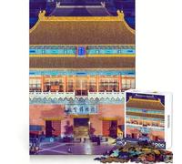 Puzzle della Città Imperiale di Pechino da 1000 pezzi per adolescenti, stimola la capacità di ragionamento, crea un'atmosfera serena, ritagli precisi, regalo premuroso (38x26cm)