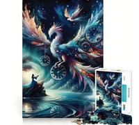 Puzzle della costellazione della fenice da 1000 pezzi per ragazzi, puzzle facile da assemblare, per il tempo libero, con taglio preciso, regalo di Babbo Natale (38x52cm)