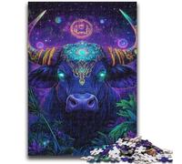 Puzzle della Dea del Toro da 1000 pezzi per adulti, regalo, giocattolo educativo intellettuale decomprimente, ottimi regali e giocattoli (38x26cm)