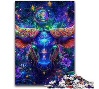 Puzzle della Dea del Toro per adolescenti, 1000 pezzi, aiuta il cervello ad allenarsi Giocattoli avvincenti per coltivare la pazienza Adatto alle coppie (38x26cm)