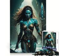 Puzzle della Dea della Lancia Atlantidea, 1000 pezzi, per adulti, stimolante per la logica, rilassante, preciso e ideale come regalo di Natale (50x75cm)