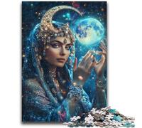 Puzzle della Dea della Luna per adolescenti, 1000 pezzi, giochi educativi, decorazioni per la casa, ideali come regalo per tutta la famiglia, 26x38cm