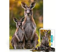 Puzzle della famiglia di animali,1000 pezzi,gioco interattivo per stimolare la mente,incastro perfetto,nessun pezzo si stacca,sfida cerebrale per la casa (38x52cm)