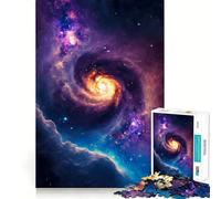 Puzzle della Galassia di Andromeda da 1000 pezzi,divertente gioco mentale,design a incastro perfetto, riunioni di famiglia (50x75cm)
