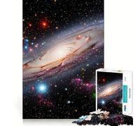 Puzzle della Galassia di Andromeda nello spazio profondo per adulti,1000 pezzi,gioco stimolante per la mente,taglio preciso,allineamento perfetto,attività di condivisione per i propri cari (50x75cm)