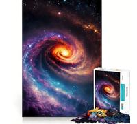 Puzzle della Galassia di Andromeda per ragazzi,1000 pezzi,gioco di abilità mentale,taglio laser per un incastro perfetto,momento di tranquillità,esercizio mentale a casa (38x52cm)