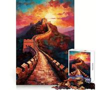 Puzzle della Grande Muraglia Cinese per ragazzi, 1000 pezzi, gioco di logica e divertimento, bordi lisci, regalo di compleanno 50x75cm