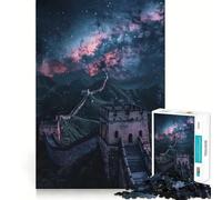 Puzzle della Grande Muraglia cinese stellata per ragazzi, 1000 pezzi, gioco di logica, divertimento rilassante, taglio perfetto, calda sorpresa 38x52cm