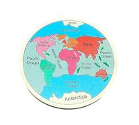 Puzzle della Mappa del Mondo, Puzzle di Geografia | Mappa del Mondo geografica Rotondo colorato | Giocattoli di sviluppo della prima infanzia, Giocattoli di Coordinamento occhio-Mano per e