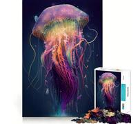 Puzzle della Misteriosa Medusa da 1000 pezzi per adulti, gioco di logica e abilità, calma e relax, taglio preciso, regalo affettuoso 50x75cm