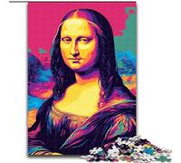 Puzzle della Monna Lisa per adolescenti, puzzle da 1000 pezzi, per ragazzi dai 14 anni in su, gioco di Natale antistress, regalo per donne (26x38cm)