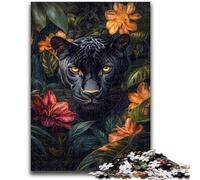 Puzzle della pantera della giungla per adulti e adolescenti, adatti a bambini dai 14 anni in su, per il divertimento in famiglia Sono ideali come regalo per tutta la famiglia, 26x38cm