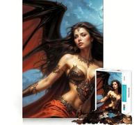 Puzzle della Regina dei Vampiri per adolescenti,1000 pezzi,gioco stimolante per la mente,montaggio sicuro e sicuro,attività di condivisione per i propri cari (50x75cm)