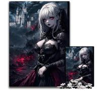 Puzzle della Regina della Notte della Morte da 1000 pezzi per adulti perfetto per riunioni di famiglia compleanni festività 1000 pezzi (38x26 cm)