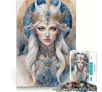 Puzzle della Regina Fantasy ad Acquerello per adulti,1000 pezzi,gioco di memoria,montaggio sicuro e stabile,gioco significativo per costruire connessioni (50x75cm)