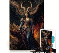 Puzzle della Regina Lilith per adulti, 1000 pezzi, gioco per allenare la mente, rilassante e divertente, idea regalo per le vacanze (50x75cm)