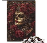 Puzzle della Regina Scheletro per Adulti e Adolescenti, Perfetto per le Serate di Gioco, Giocattolo Colorato per la Casa Regalo (50x75cm)