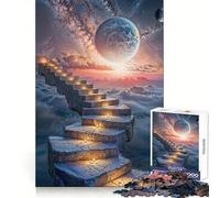 Puzzle della Scala Celeste per Ragazzi,1000 Pezzi,Sviluppo Cognitivo,Divertimento Tranquillo,Pulito,Abbina,Regalo Stagionale (38x26cm)