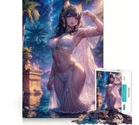 Puzzle della Sirena Mistica per Adulti, 1000 Pezzi, Gioco di Ragionamento e Sviluppo delle Abilità, Antistress, Taglio Preciso, Regalo Elegante (38x26cm)