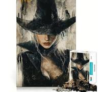 Puzzle della Strega per Adulti,1000 Pezzi,Gioco per Stimolare la Mente,Pezzi a Incastro Perfetto,Attività Rilassante di Gruppo al Chiuso (38x26cm)