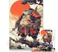 Puzzle della Tartaruga Samurai per adolescenti, 1000 pezzi, gioco stimolante per la mente, divertente e rilassante, taglio preciso, regalo festivo (50x75cm)