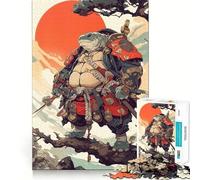 Puzzle della Tartaruga Samurai per adolescenti, 1000 pezzi, gioco stimolante per la mente, divertente e rilassante, taglio preciso, regalo festivo (50x75cm)