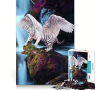 Puzzle della Tigre Alata per Adulti,1000 Pezzi,Gioco per Stimolare la Mente,Pezzi a Incastro Perfetto,Attività Rilassante di Gruppo al Chiuso (50x75cm)