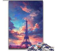 Puzzle della Torre Eiffel a Parigi per adolescenti da 2000 pezzi, antistress, per ammazzare il tempo in casa, per migliorare l'amore tra coppie (70x100cm)